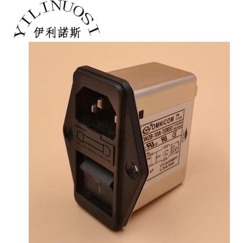 Wocket-type Power Filter with Safety Switch for Printer Parts-CW2B-10A-T(003)