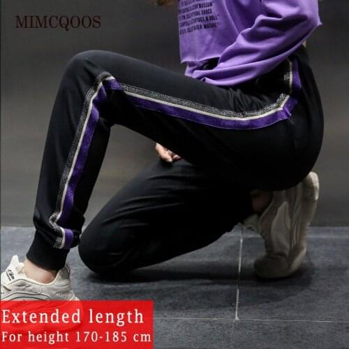 Extended Women Sweatpants 2020 Spring Summer New 170-185cm Tall Female Casual Pants Korean Boyfriend Style Trousers Pantalones