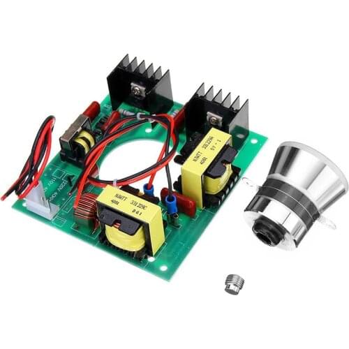 AD-220V 50W Ultrasonic Generator Power Supply Module + 1Pc 40Khz Ultrasonic Transducers Vibrator
