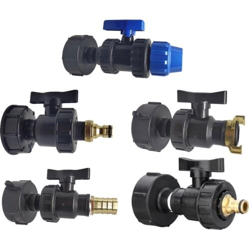 IBC Water Tank Hose Adapter ABS IBC Tank Adapter Replacement Water Tank Connector for Garden Farm