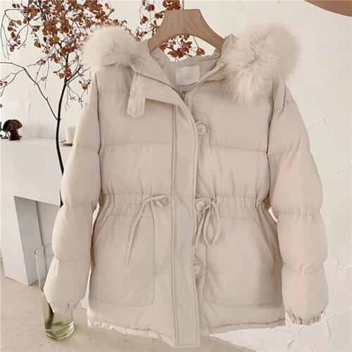 AIYANGA Women's Winter Parkas With Natural Fur