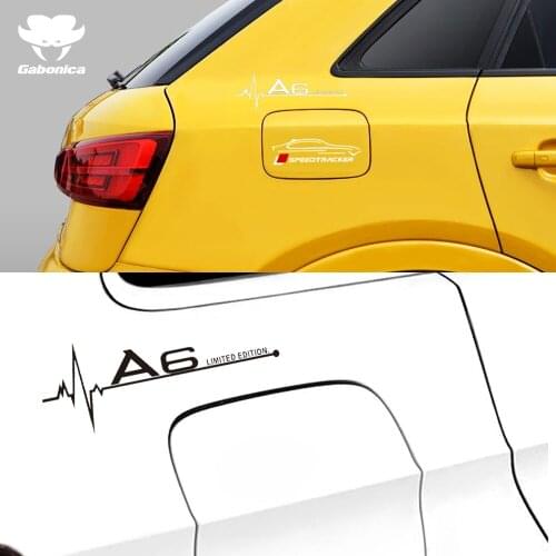 2pcs Car decals sticker for Audi A3 A4 A5 A6 A7 A8 TT Q3 Q5 Q7 Q8 A1 B5 B6 B7 B8 B9 8P 8V 8L C6 C5 C7 4F S3 S4 S5 S6 RS3 RS4 RS5
