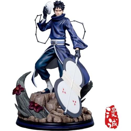 Bandai Naruto Gk Uchiha Obito Akatsuki Two-dimensional Figure Model Decoration Toy