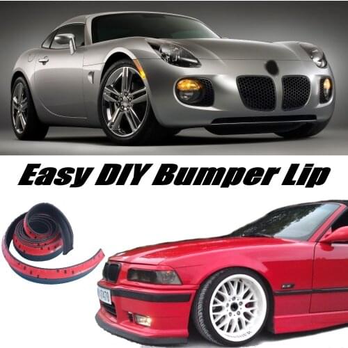 NOVOVISU Bumper Lip Deflector Lips For Pontiac Solstice 2005~2010 Front Spoiler Skirt For Car Tuning / Body Kit / Strip