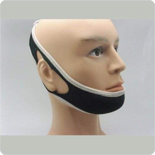 By dhl or ems 100 pieces Anti Snore Chin Strap Stop Snoring Belt Chin Jaw Supporter stop Snore Apnea For Men Women Care Sleeping
