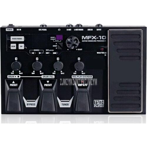 Electric Guitar Effector Guitar Effects Processor Professional Distortion Digital Synthesis Musical Instrument Accessory MFX-10