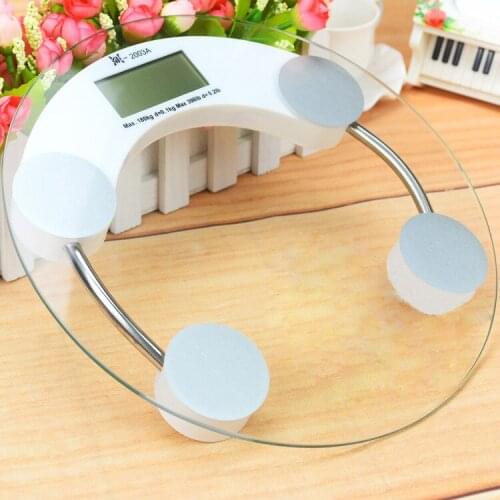 Electronic Weighing Scales Household Body Health Scale Tempered Glass Scales Accurate Li Pin Cheng Battery-Weight Scale