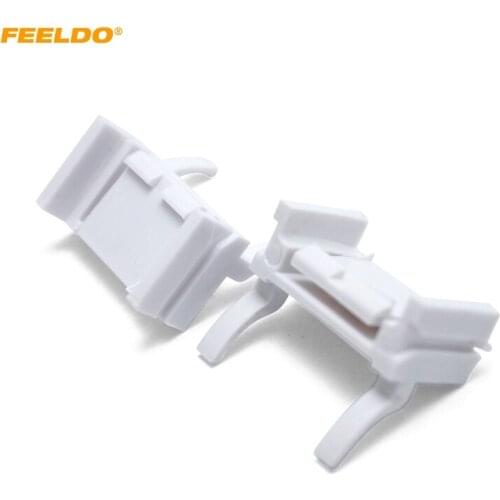 FEELDO 2pcs Car H7 HID Xenon Low Beam Installation Bulbs Socket Adapter For Ford Focus(2008-2011) #HQ1340
