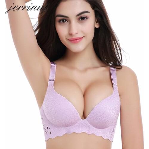 Jerrinut Seamless Bra Plus Size Sexy Women Push Up Bra Bralette Women Underwear Bra Soutien Gorge Brassiere Femme