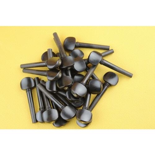 40pcs 1/4 Violin Pegs Ebony Violin Tuning Pegs , violin parts