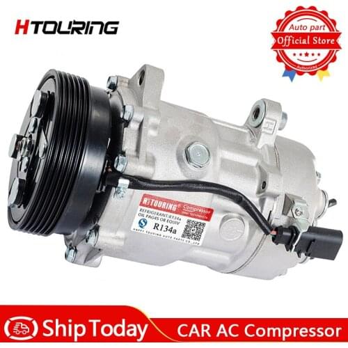 For VW golf ac compressor SD7V16 for Audi TT Volkswagen Beetle Golf Jetta 4cyl 6cyl 1J0820803L 351127381 1J0 820 803K 1H0820803D