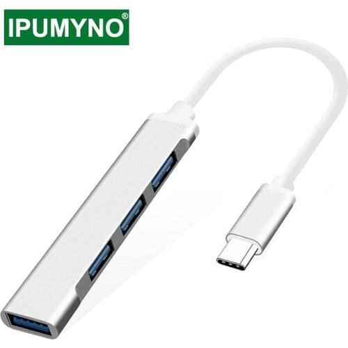 USB C HUB 3.0 3.1 Type C 4 Port Multi Splitter Adapter OTG For Xiaomi Lenovo Macbook Pro Air PC Computer Notebook Accessories