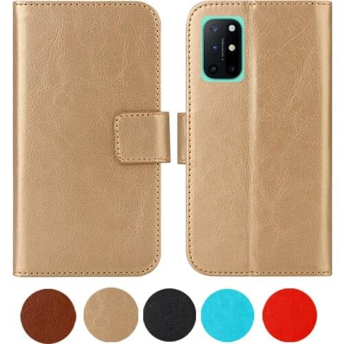 Leather Case For OnePlus 8T 6.55" Retro Flip Cover Skin Wallet Coque for OnePlus 8T 2020 Phone Case Fundas Etui Bags Magnetic