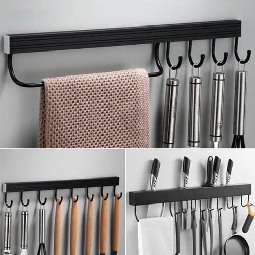 Kitchen Hook Wall Mounted Kitchen Racks Rotation Shelf Storage Storage Kitchen Accessories Shelf for Kitchen