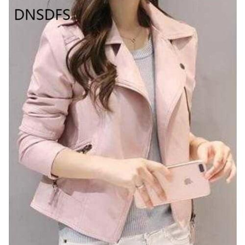 LuckBN Women's Leather Jackets