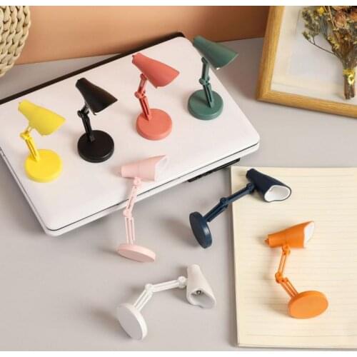Mini Small LED Table Lamp Portable Night Light Desk Lamps Magnetic Table Eye Table Lamp Book Lamp Portable Folding