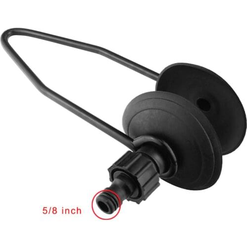 Single Flow Round Muff Motor Flusher Water Flushing Cleaning Tool Universal Fit for Boat Flush Away Sand Salt Outboard