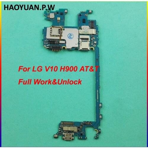 HAOYUAN.P.W Full Work Original Unlock Electronic Motherboard Circuits Panel For LG V10 H900 AT&T,H901,VS990 US Version 64GB