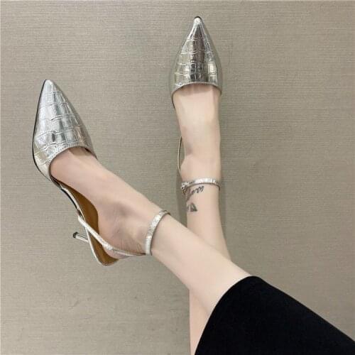 Womens sandals summer head high heels temperament womens shoes