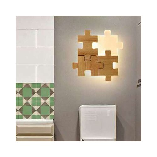 Nordic Puzzle Led Wall Lamp Creative Modern Decoration Living Room Study Dining Room Children Bedroom Lamp Bedside Wall light