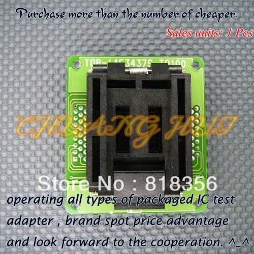 TOP-64F3437S-TQ100 Programmer Adapter TQFP100/QFP100 IC Test Socket