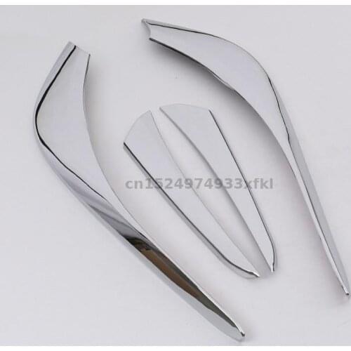 High-quality ABS Chrome Rear fog lamps Rear lamps eyebrows decorative strips For Mazda CX-5 2017 car accessories Car styling