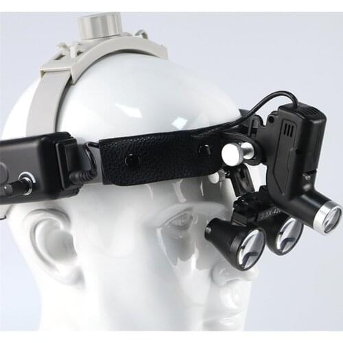 High Quality Wireless 5WLED Medical Headlamp Surgical Headlight Illuminator+2.5/3.5X Binocular Magnifier Dental Loupes