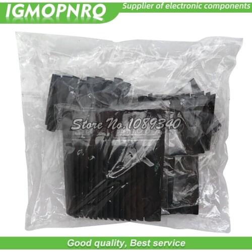 127PCS/LOT Heat Shrink Tubing 7.28m 2:1 Black Tube Car Cable Sleeving Assortment Wrap Wire Kit termoretractil Polyolefin Tubing