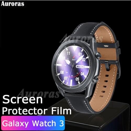 2 Pcs For Samsung Galaxy Watch 3 Screen Protector Film Tempered Glass Smart Watch For Samsung Watch3 Film Case