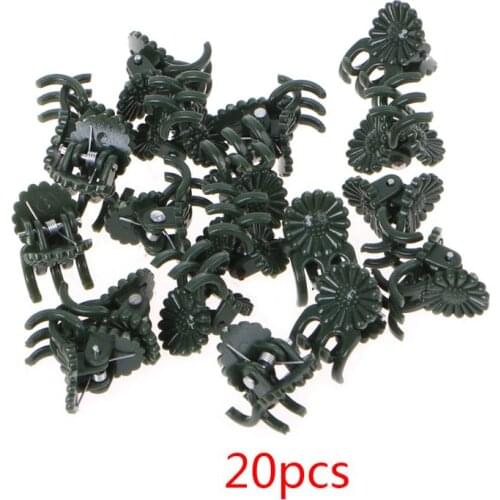 Wholesale 20 Pcs Plastic Plant Fix Clips Orchid Stem Vine Support Vegetables Farm Flowers Fruit Tied Bundle Branch Clamp May06
