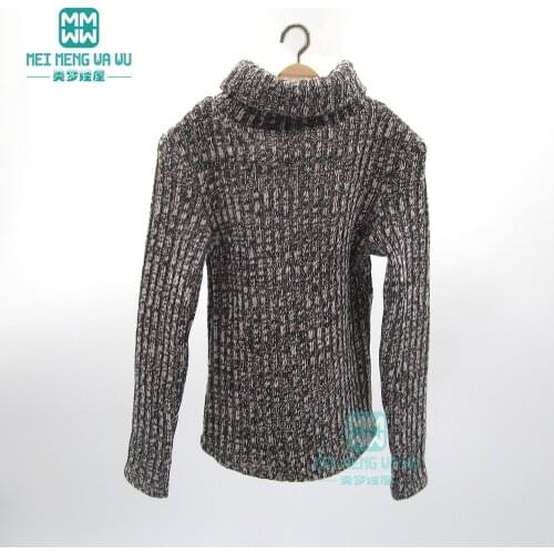 BJD accessories doll clothes for 65--72cm BJD uncle fashion Turtleneck sweater, coat, trousers