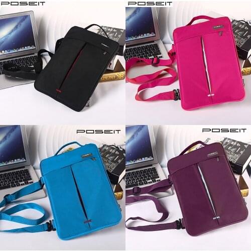 POSEIT Brand Convertible Tablet Laptop Sleeve Case Shoulder Bag for HP Dell Acer Apple Sony LG 11 12 13.3 14 15 15.6 inch