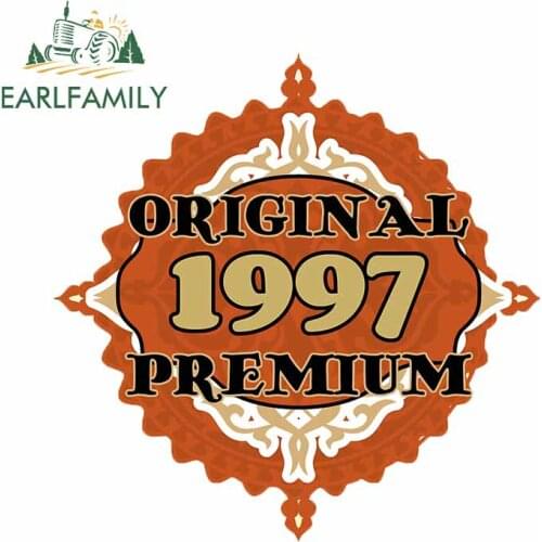 EARLFAMILY 13cm x 12.9cm for Original 1997 Premium VAN Decal Motorcycle Car Stickers Surfboard Cartoon Windshield Vinyl Car Wrap