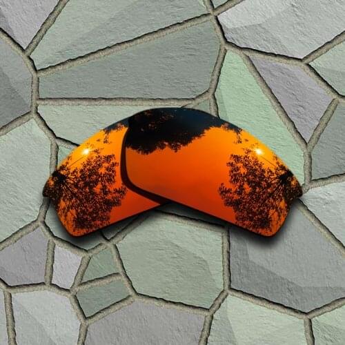 Red Orange Sunglasses Polarized Replacement Lenses for Oakley Bottlecap