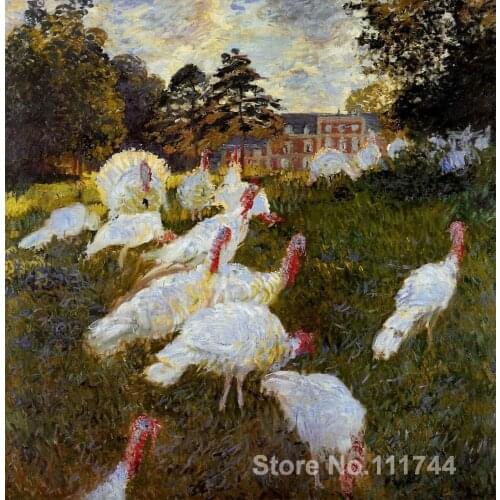 Buy a painting The Turkeys Claude Monet home decor High quality Hand painted