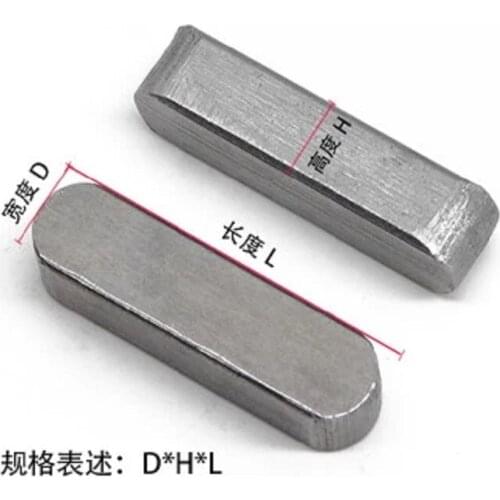 100 Pcs 3*3*8mm 304 Stainless Steel square Solid Straight Retaining Dowel Pins Fasten Elements