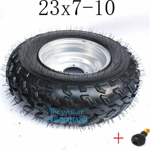 Best-selling GO KART KARTING ATV UTV Buggy 22X7-10 Inch Wheel Tubeless Tyre Tire With Aluminum Alloy Hub