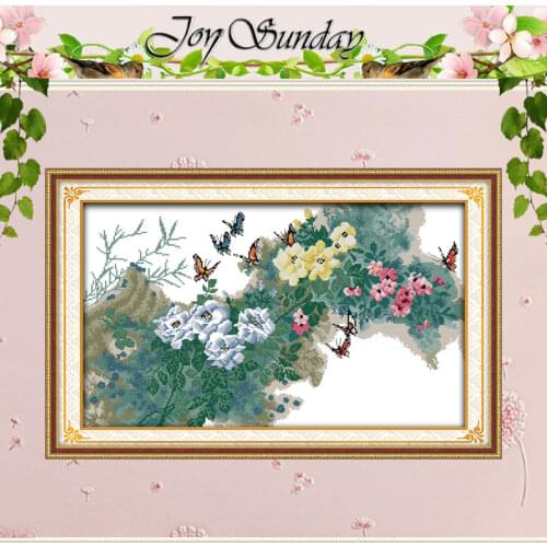 Early Spring Patterns Counted Cross Stitch 11CT 14CT Cross Stitch Set Wholesale Flower Cross-stitch Kit Embroidery Needlework