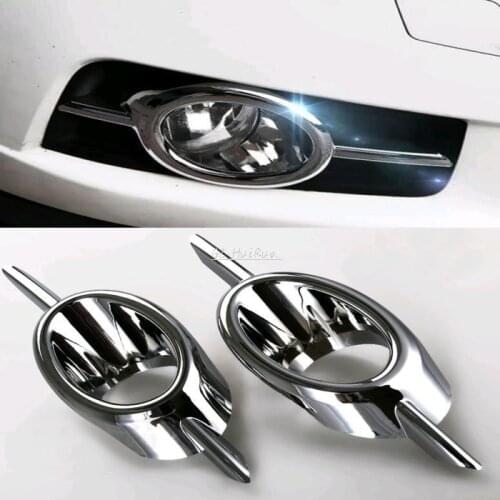 2pcs ABS Chromed Front Fog Lamp Cover Trim For Chevrolet Cruze 2009 2010 2011 2012 2013 2014 2015