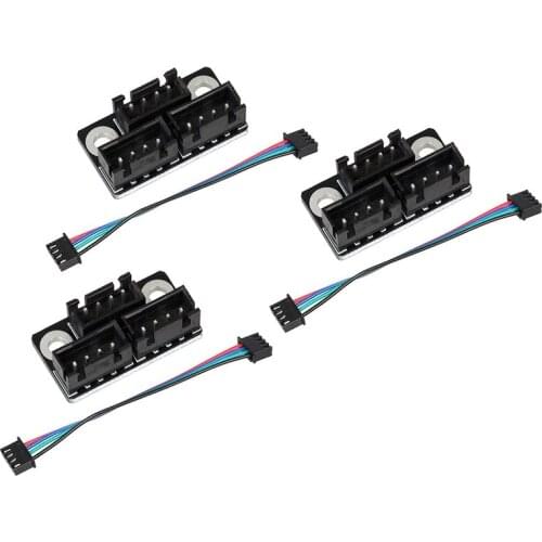PPYY-3Pcs 3D Printer Stepper Motor Parallel Module with Cable Dual Z Axis Dual Z Motor for Lerdge 3D Printer Board