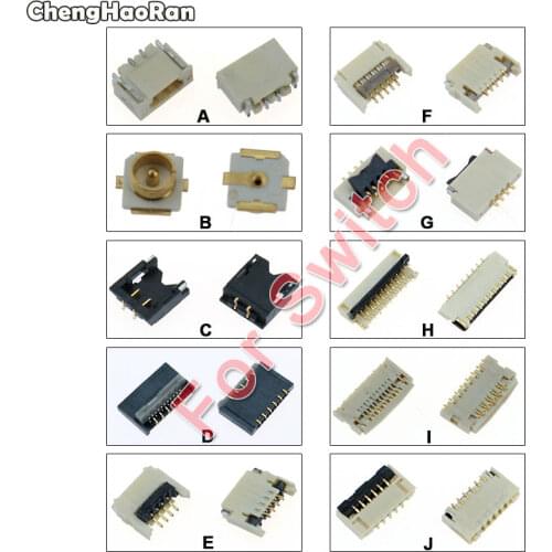 ChengHaoRan PCB Board Small Parts for Nintendo Switch NX Joy-con Game Console Controller FPC Connector on Machine Handle Board