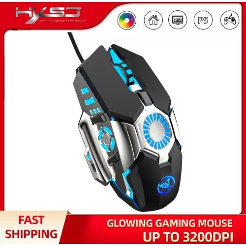 J700 macro programming wired mouse colorful glowing gaming mouse for gamers, suitable for desktop computers and notebooks