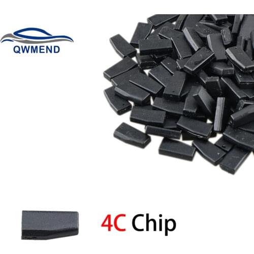 BHKEY Car Key ID4C Chip Transponder Chip ID 4C For Toyota Camry Prado Corolla Crown Ford 2005-2011 Blank Ceramic Chip key