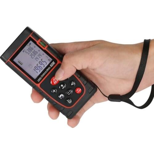 Most ideal 40M laser distance meter laser tape measure laser ruler with most ideal multi-function measuring function 2018 newly