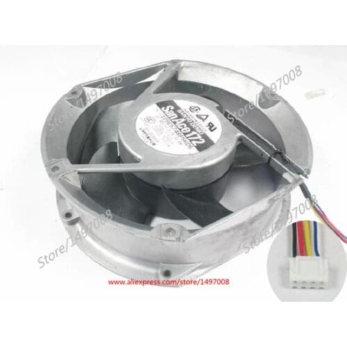 Sanyo Denki 109E5748P5K06 DC 48V 0.7A 4-Wire 172x172x51mm Server Cooling Fan
