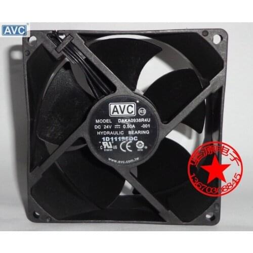 For AVC DAKA0938R4U -001 9cm 90mm DC 24V 0.50A 9038 Strong Wind Server inverter cooling fan