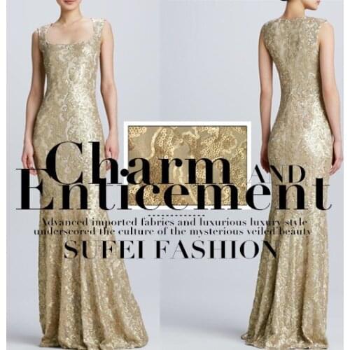 145cm wide high quality PU gauze embroidered lace fabric diy slopwork material wedding decoration