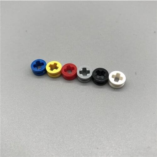 100PCS técnica partes Bush 1/2 suave con eje agujero Semi-reducido MOC de ladrillos DIY juguetes Compatible con 4265C 32123