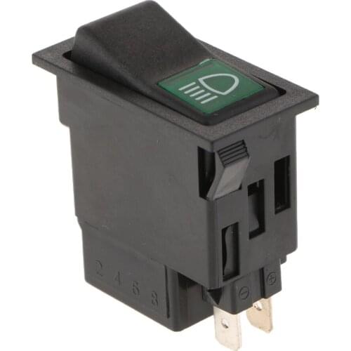 12V Auto Boat Rocker Toggle LED Switch Headlight Button Switch On-off Control