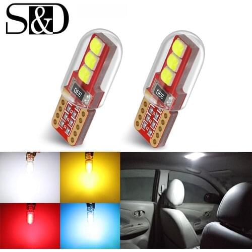 2pcs T10 Led W5W LED WY5W 194 168 Super Bright 3535 Chips Car Parking Light Source Auto Reading Dome Lamp Wedge Tail Side Bulb